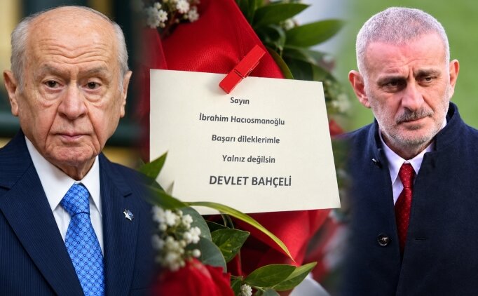 Bahçeli'den Hacıosmanoğlu'na çiçekli destek mesajı